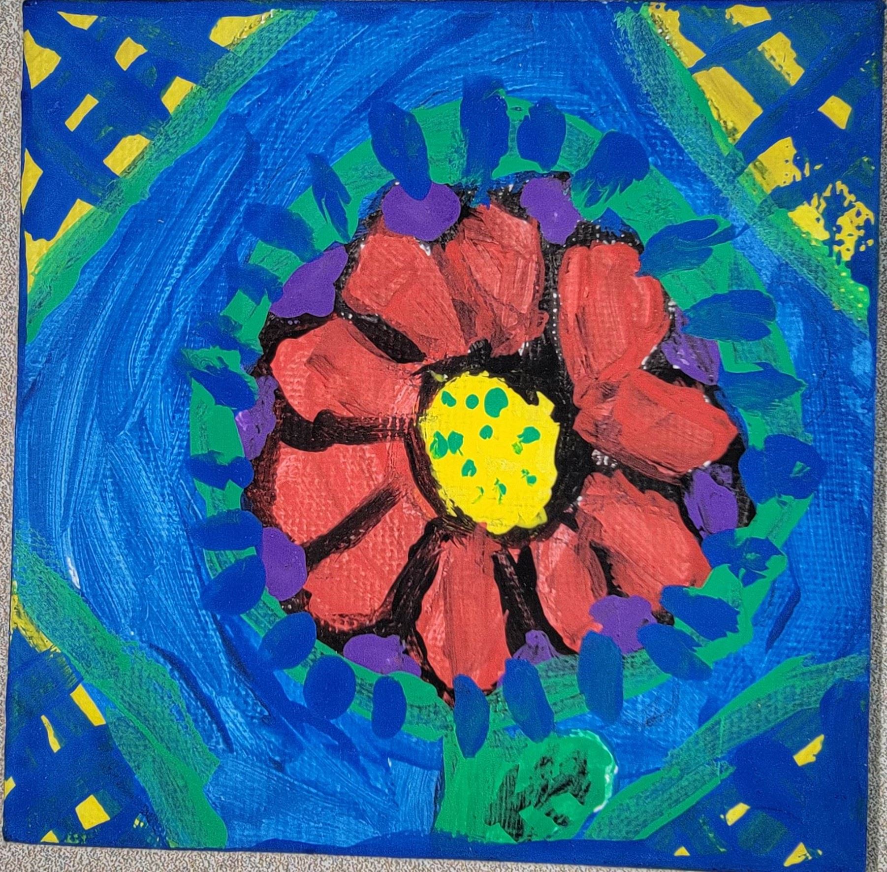 "The Red Flower" by Ellie