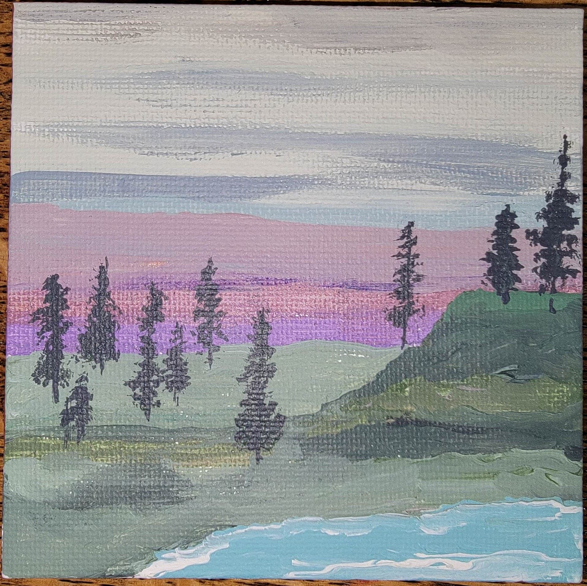 "Happy Little Trees" by Leanne H