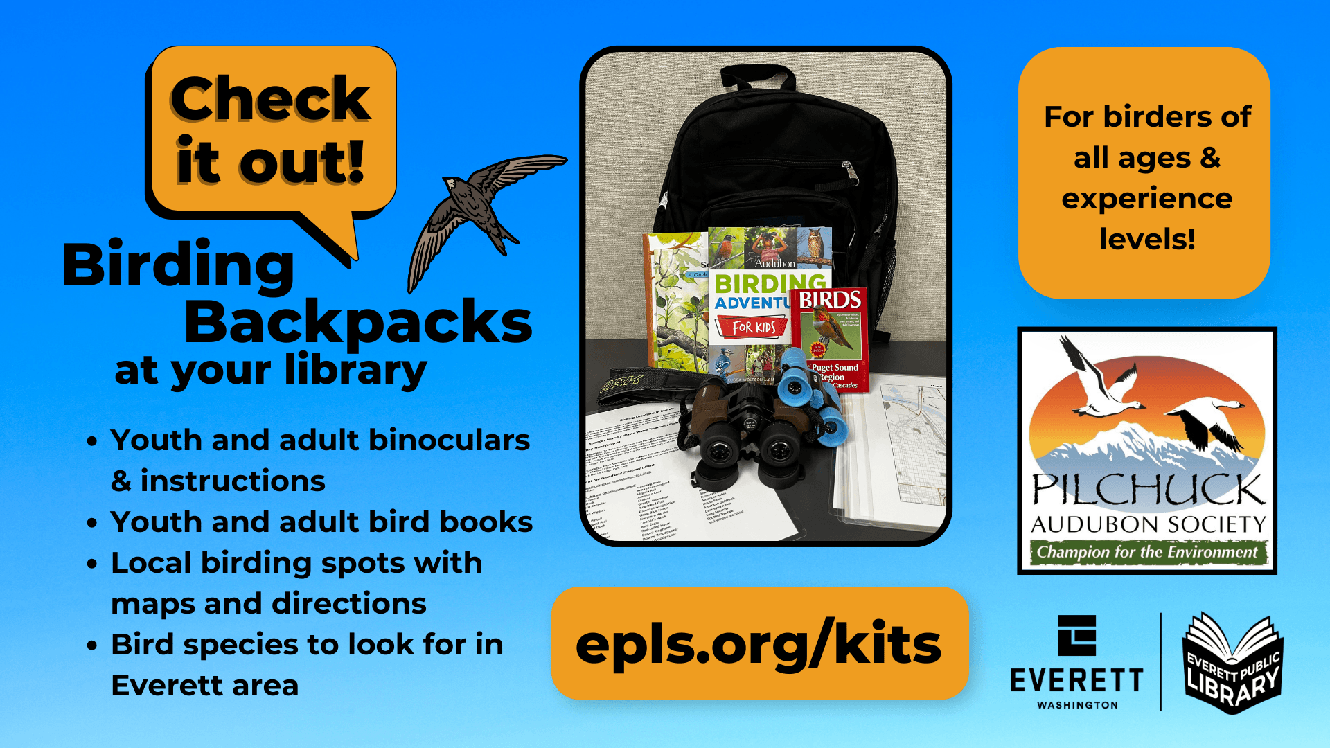 Check out a Birding Backpack