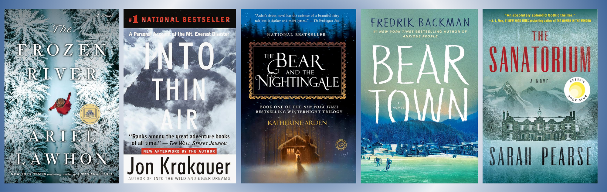 Cold Weather Reads graphic